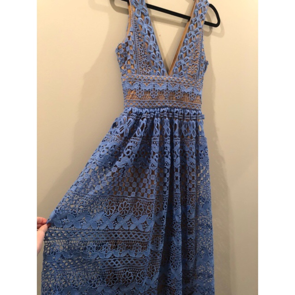 Blue Lace Dress